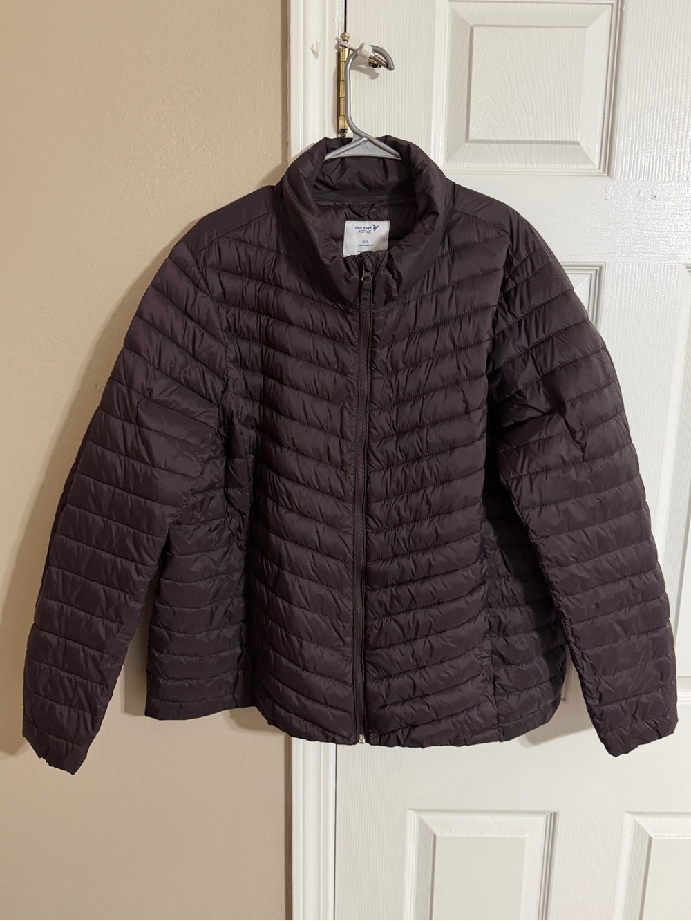 Old Navy Women's Quilted Puffer Jacket - Dark Purple